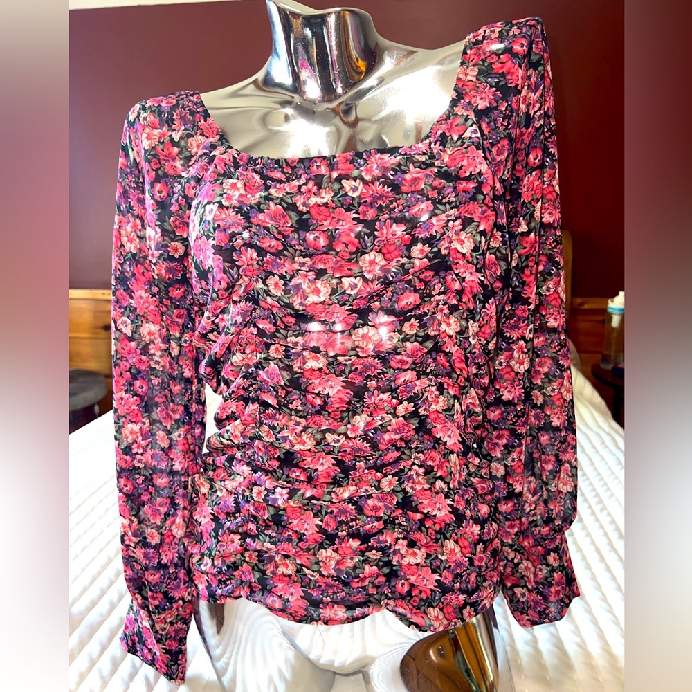 NastyGal floral top